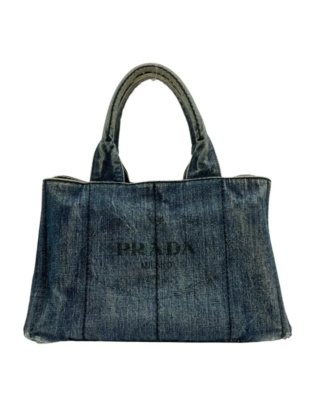 Prada Tote Canapa Blue